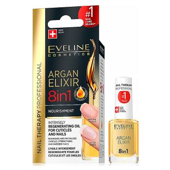EVELINE Nail Therapy elixír na kožičku a nechty 8v1 12 ml