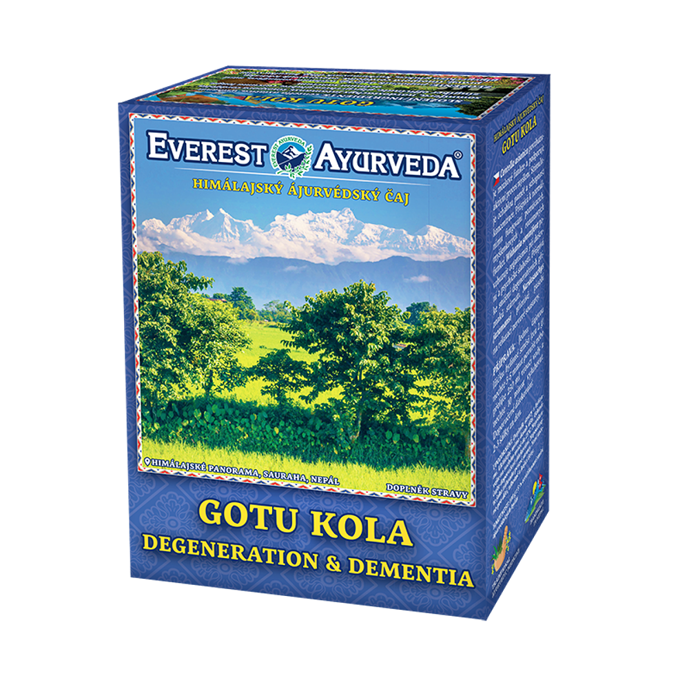 EVEREST AYURVEDA Gotu Kola starnutie mozgových funkcií sypaný čaj 100 g