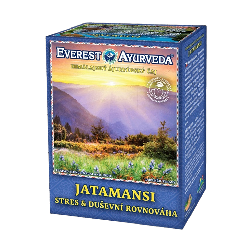 EVEREST AYURVEDA Jatamansi stres a duševná rovnováha sypaný čaj 100 g