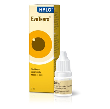 EVOTEARS očné kvapky 3 ml (Očné kvapky) - Pre oči a očnú optiku, Upokojujúci