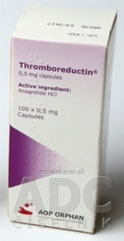 THROMBOREDUCTIN 0,5 mg cps 1x100 ks (Lieky na predpis)