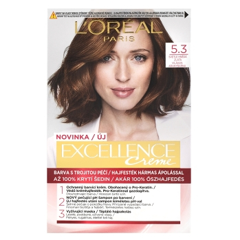 L'OREAL Excellence Creme Farba na vlasy 5.3 Svetlá zlatá hnedá