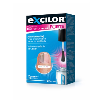 EXCILOR Forte lak na liečbu plesňových infekcií nechtov 30 ml (Na plesne a mykózy) - Hojivý