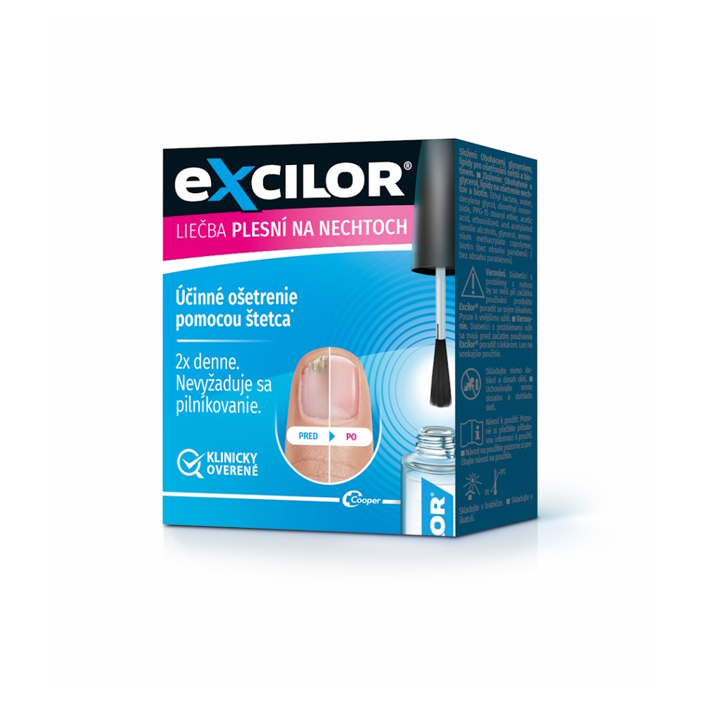 Sandoz Excilor lak na liečbu plesňových infekcií nechtov 3,3 ml