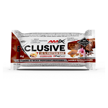 AMIX Exclusive protein bar dvojitá čokoláda 40 g