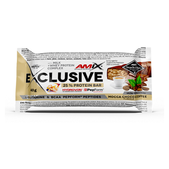 AMIX Exclusive protein bar mocca choco coffee 40 g
