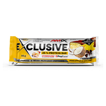 AMIX Exclusive protein bar ananás a kokos 85 g