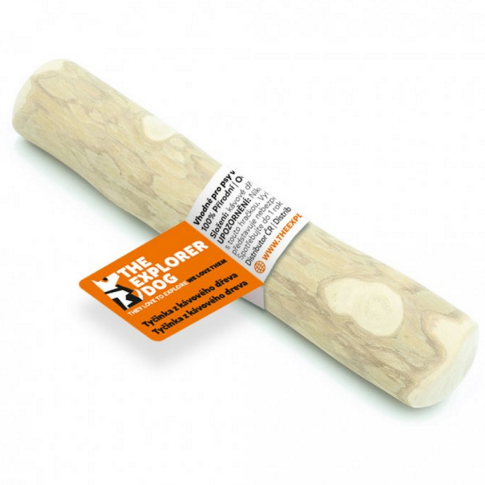 E-shop EXPLORER DOG Žuvacia tyčinka z kávového dreva pre psov 1 ks, Veľkosť: L