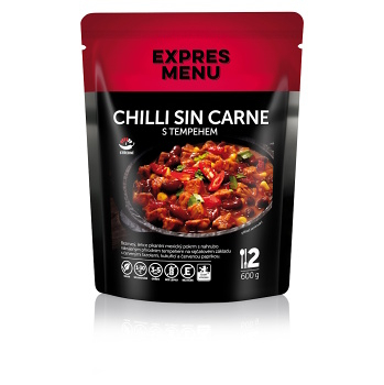 EXPRES MENU Chilli sin carne s tempehom 600 g (Bezlepkové hotové jedlá a polievky) - Slané