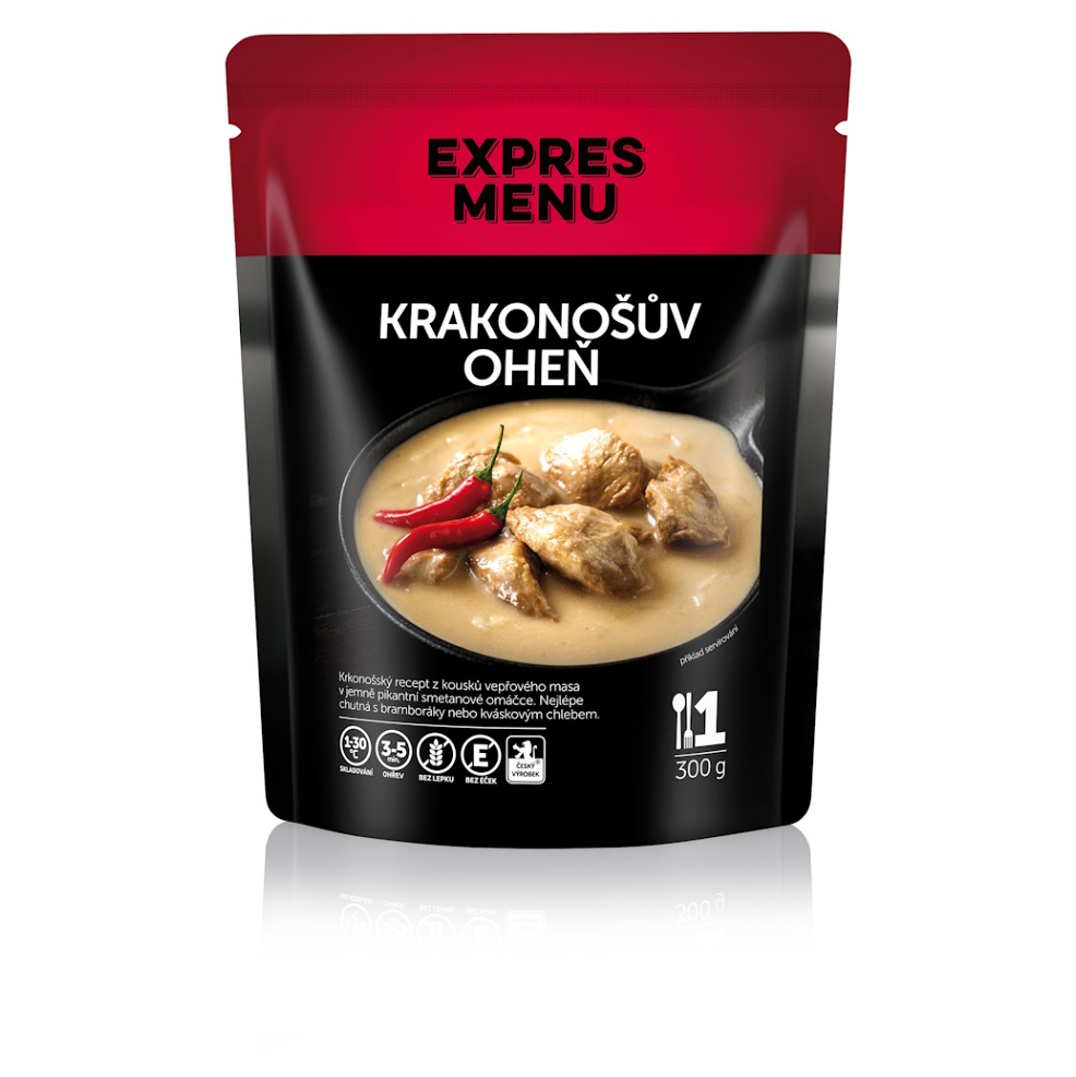 E-shop EXPRES MENU Krakonošov oheň bez lepku 1 porcia