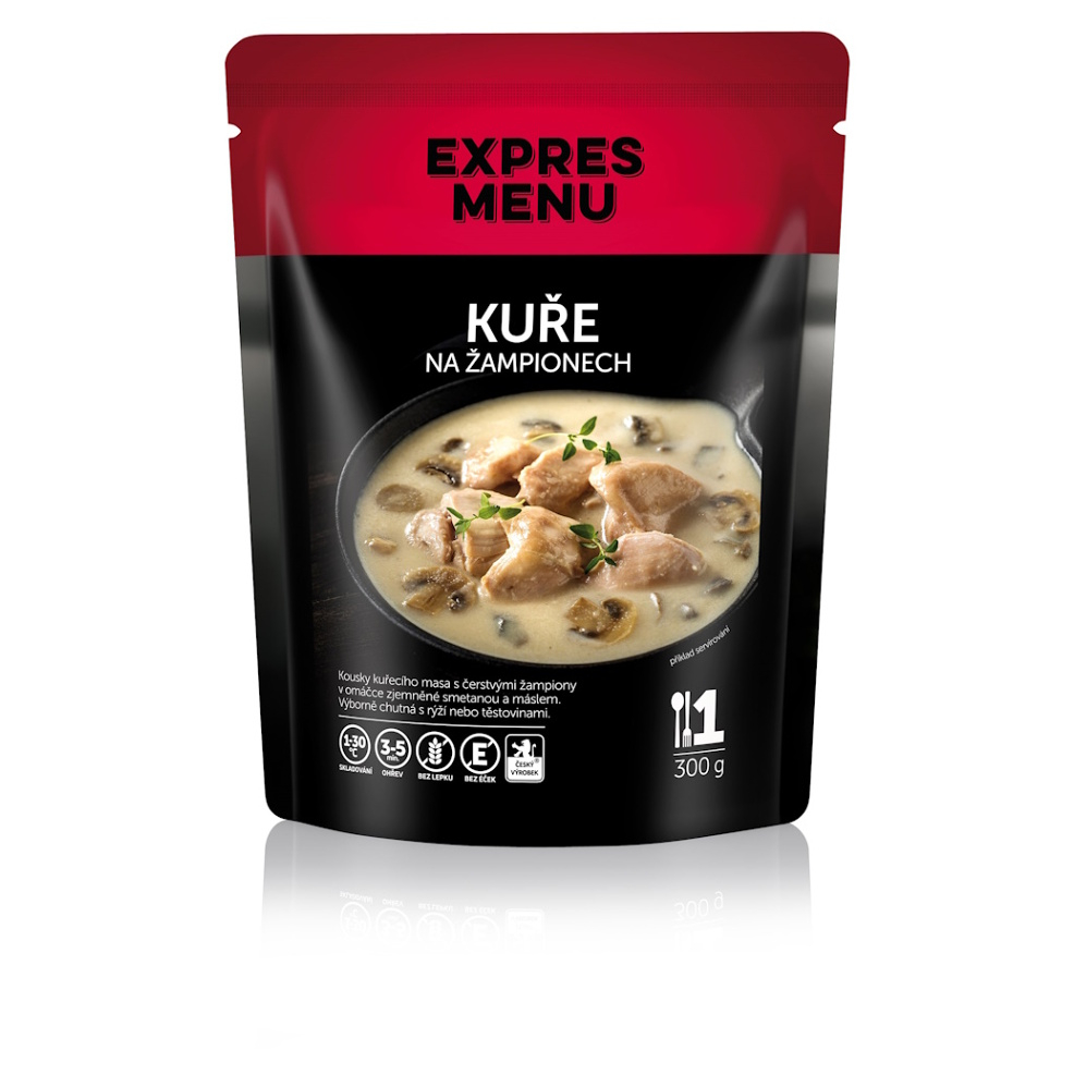 E-shop EXPRES MENU Kurča na šampiňónoch bez lepku 1 porcia