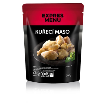 EXPRES MENU Kuracie mäso 300 g (Bezlepkové hotové jedlá a polievky) - Slané, Nízkosacharidové (Low Carb)