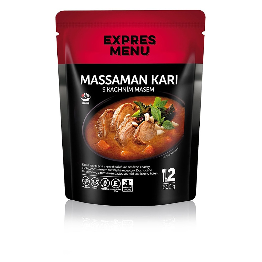 E-shop EXPRES MENU Massaman kari thajskej s kačacím mäsom 2 porcie