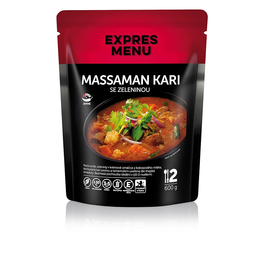 E-shop EXPRES MENU Massaman kari zeleninové thajské 2 porcie