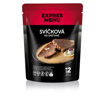 EXPRES MENU Sviečková na smotane bez lepku 2 porcie (Bezlepkové hotové jedlá a polievky) - Slané