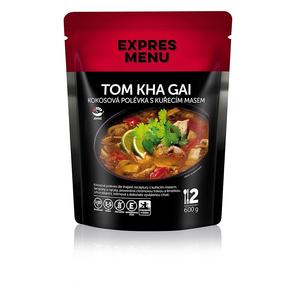 E-shop EXPRES MENU Tom kha gai polievka s kuracím mäsom 2 porcie