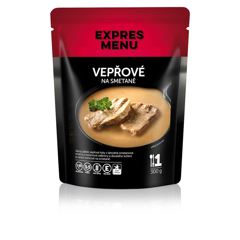 EXPRES MENU Bravčové na smotane bez lepku 1 porcia