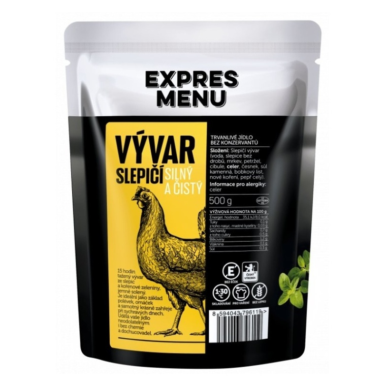 E-shop EXPRES MENU Vývar slepačí 2 porcie