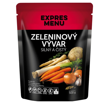 EXPRES MENU Vývar zeleninový 500 g (Bezlepkové hotové jedlá a polievky) - Slané, Nízkosacharidové (Low Carb)