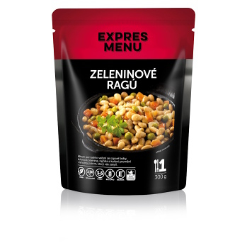 EXPRES MENU Zeleninové ragú bez lepku 1 porcia (Bezlepkové hotové jedlá a polievky) - Nízkosacharidové (Low Carb)
