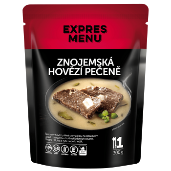 EXPRES MENU Znojemská hovädzia pečienka 1 porcia (Bezlepkové hotové jedlá a polievky) - Slané