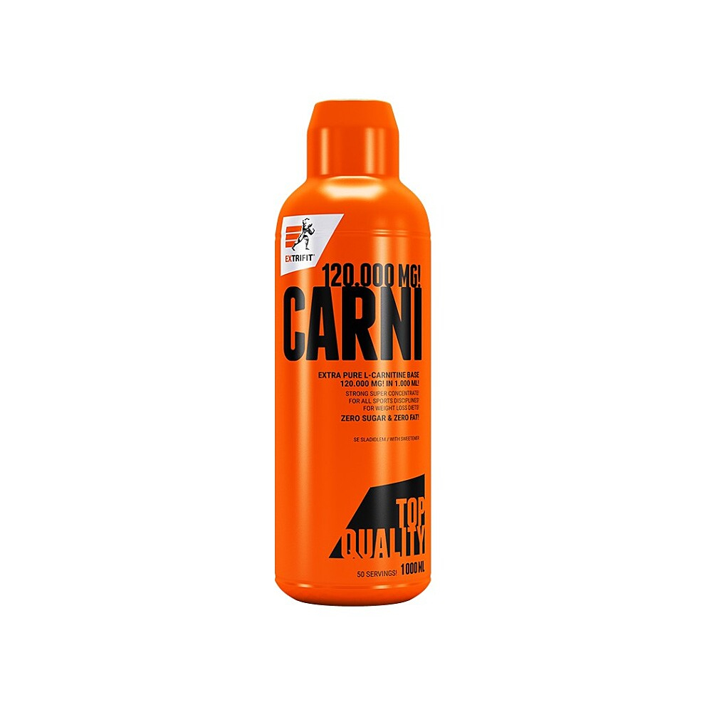 Extrifit Carni L-Carnitine 120 000 mg výživový doplnok pre športovcov príchuť Lemon & Orange 1000 ml