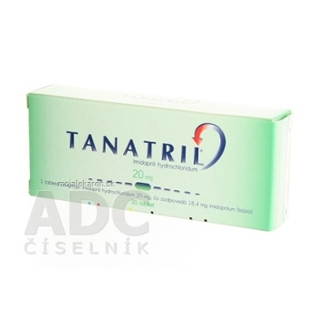 TANATRIL 20 mg tbl (blis.PVDC/Al) 1x30 ks (Lieky na predpis)