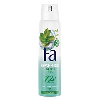 FA Fresh & Dry zelený čaj antiperspirant 150 ml (Telové spreje) - Telové