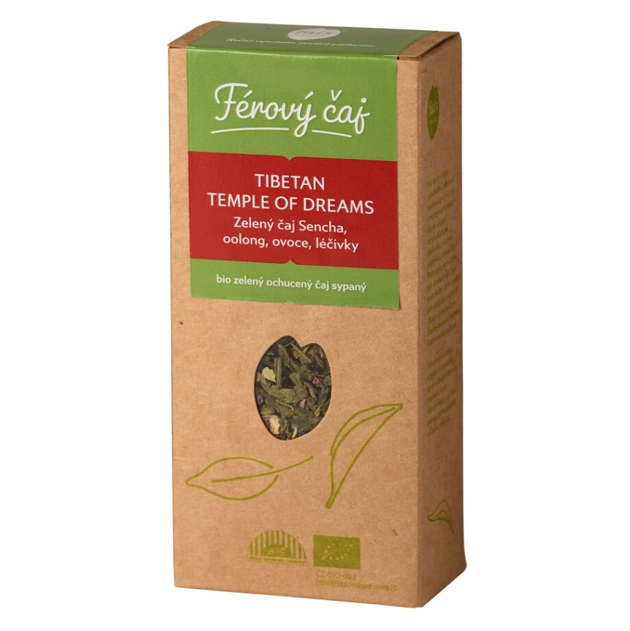 FAIROBCHOD Tibetský chrám snov zelený čaj 70 g BIO