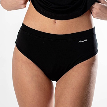 FAVAB Menštruačné a inkontinenčné bambusové nohavičky AVA čierné, Veľkosť: M (Pratelné inkontinenční prádlo)