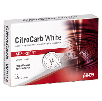 FAVEA CitroCarb White 10 tabliet