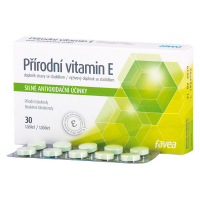 FAVEA Prírodný vitamín E 30 tabliet FAVEA Prírodný vitamín E 30 tabliet
