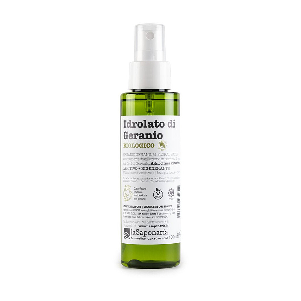E-shop LA SAPONARIA Kvetová voda z pelargónie vonnej Geranium BIO 100ml