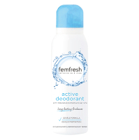 FEMFRESH Intímny dezodorant Active s iónmi striebra 125 ml