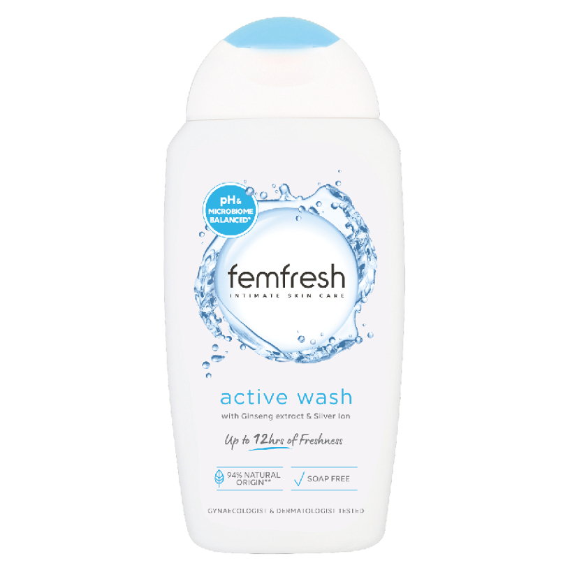 FEMFRESH Intímna umývacia emulzia Active s iónmi striebra 250 ml kúpite na Mojalekaren.sk