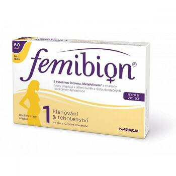 FEMIBION 1 s vitamínom D3 bez jódu 60 tabliet
