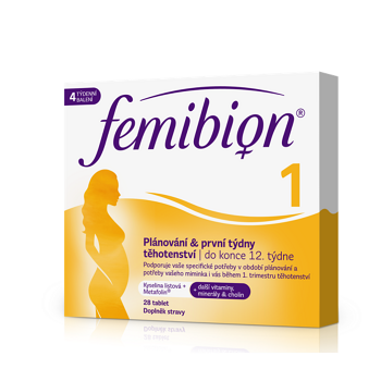 FEMIBION 1 Plánovanie a prvé týždne tehotenstva 28 tabliet