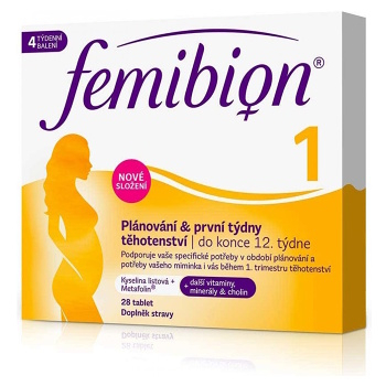 FEMIBION 1 Plánovanie a prvé týždne tehotenstva 28 tabliet