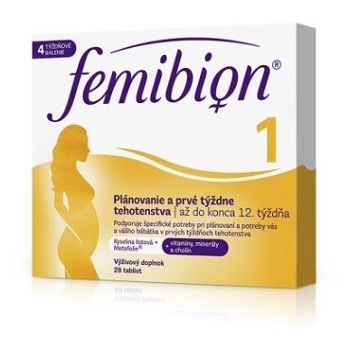 FEMIBION 1 Plánovanie a prvé týždne tehotenstva 28 tabliet kúpite na Mojalekaren.sk