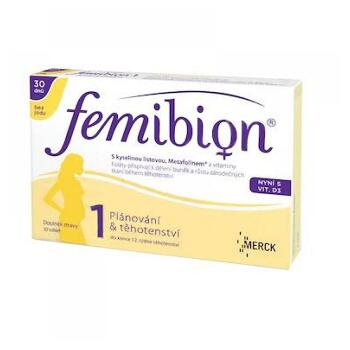 FEMIBION 1 s vitamínom D3 bez jódu 30 tabliet