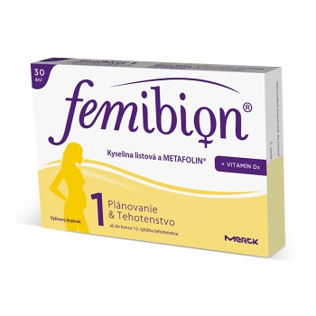 FEMIBION 1 s vitamínom D3 a jódom 30 tabliet