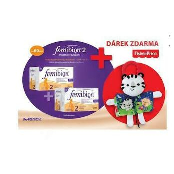 FEMIBION 2 s vitamínom D3 Dvojbalenie + knižka do kočiara - tygrík ZADARMO : Výpredaj