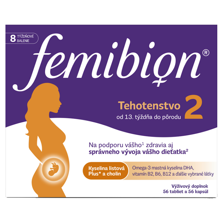 FEMIBION 2 Tehotenstvo 56 tabliet + 56 kapsúl kúpite na Mojalekaren.sk