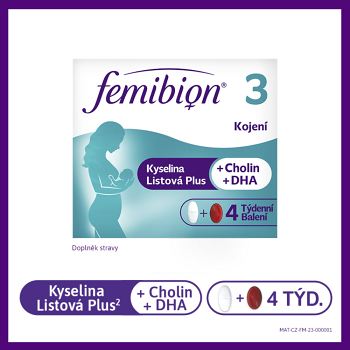 FEMIBION 3 Dojčenie 28 tabliet + 28 kapsúl