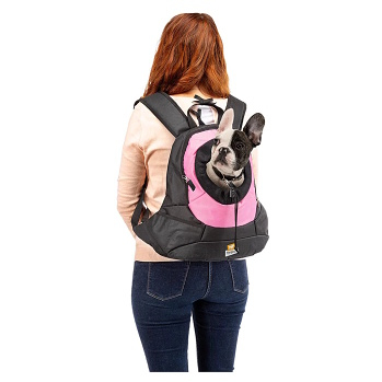 FERPLAST Kangoo batoh na psy do 8 kg ružový 41,5x20x43 cm (Deky, pelechy a tašky pre psov) - obrázok 4/4