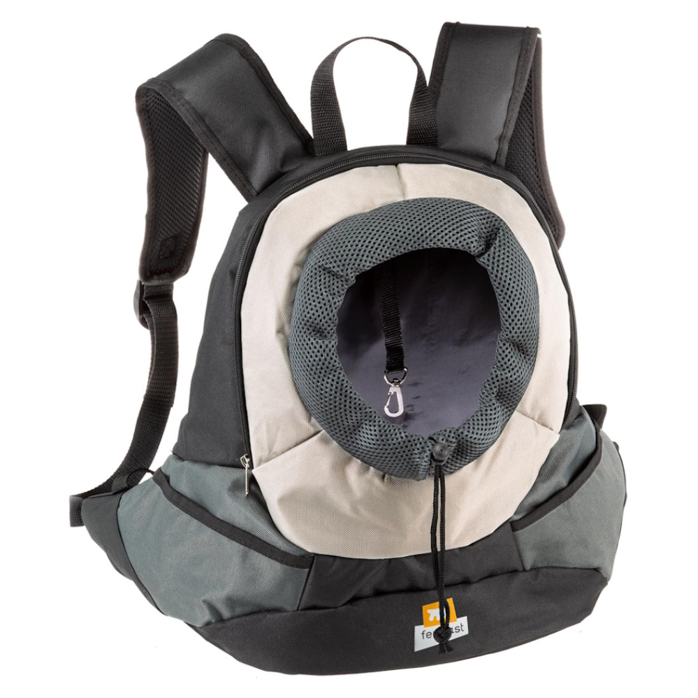 FERPLAST Kangoo batoh na psy do 8 kg sivý 41,5x20x43 cm