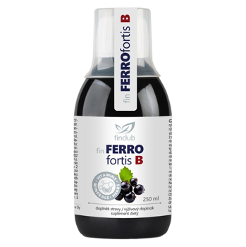 FIN Ferrofortis B 250 ml (Železo) - Viaczložkové, Prírodné