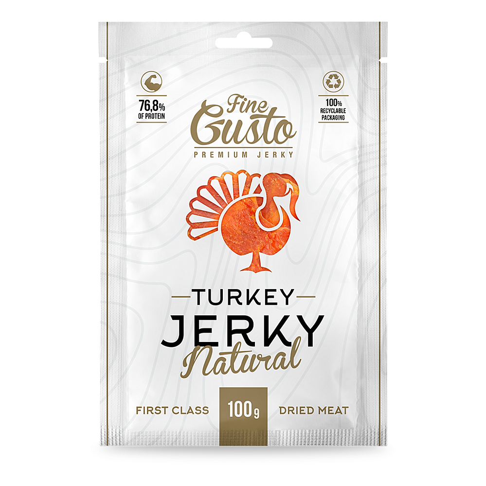 FINE GUSTO Morčacie jerky 100 g
