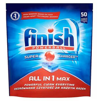 FINISH Powerball All in 1 Max tablety do umývačky riadu 50 kusov