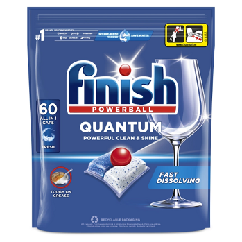FINISH Quantum All in 1 kapsula do umývačky riadu 60 ks ()